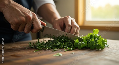 Wallpaper Mural Chopping Herbs Illustration Torontodigital.ca