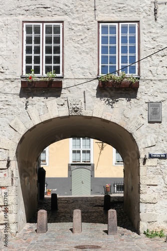 The Swedish gate in Riga, Latvia