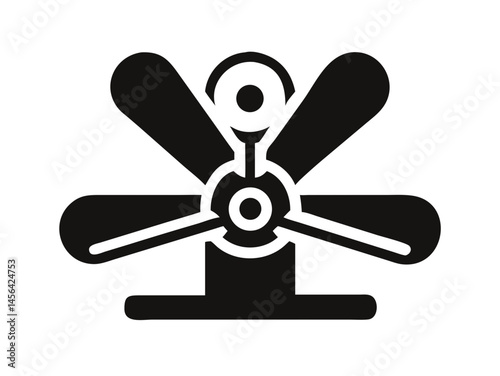 Simple Vector Illustration of a Mini-Split Air Conditioner. Clean line art illustration of a mini-split air conditioner.