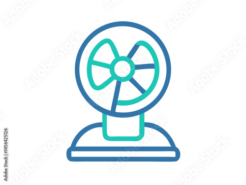 Simple Vector Illustration of a Mini-Split Air Conditioner. Clean line art illustration of a mini-split air conditioner.