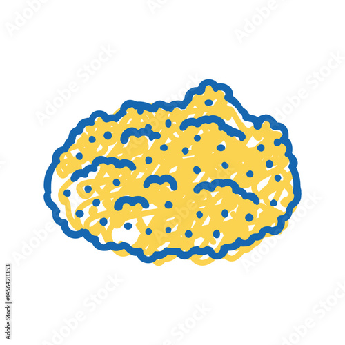 semolina grain healthy icon doodle illustration