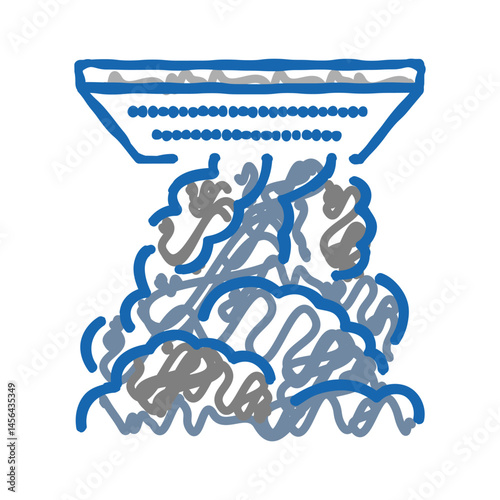 smoke filtration icon doodle illustration