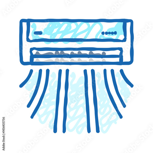 conditioner air icon doodle illustration