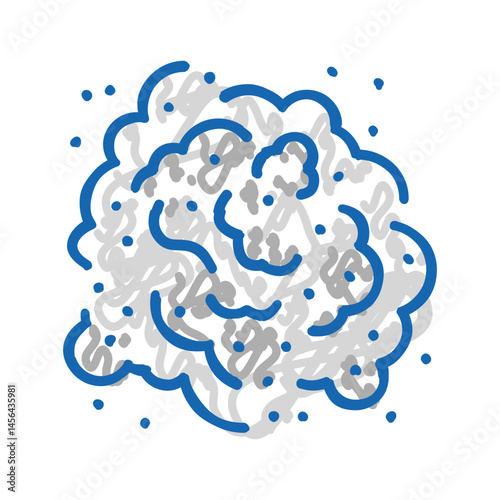 dust particle icon doodle illustration