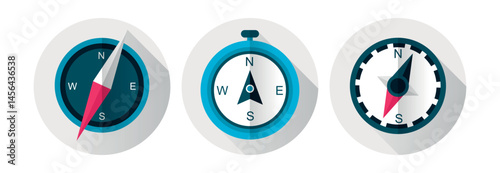 Set Various vintage marine compasses 