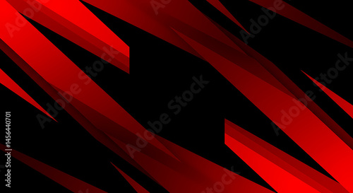 Wallpaper Mural Dramatic Red and Black Abstract Geometric Background Design Torontodigital.ca