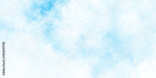 hand drawn grunge and cloudy background with clouds on blue sky, Elegant light blue watercolor background of soft and pastel clouds, shiny beautiful light blue cloudy sky, light ocean blue watercolor.