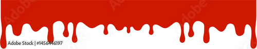 Bloody drip and splash. Vector background