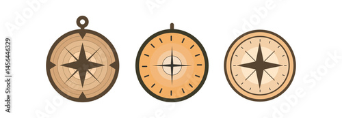 Set Various vintage marine compasses 