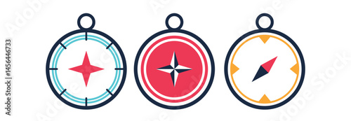 Set Various vintage marine compasses 