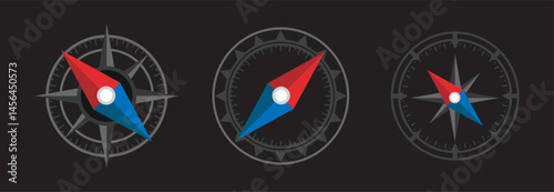 Set Various vintage marine compasses 