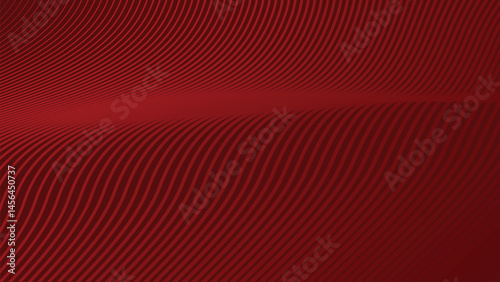 Red stripes wavy line abstract background for backdrop