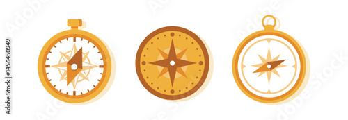 Set Various vintage marine compasses 