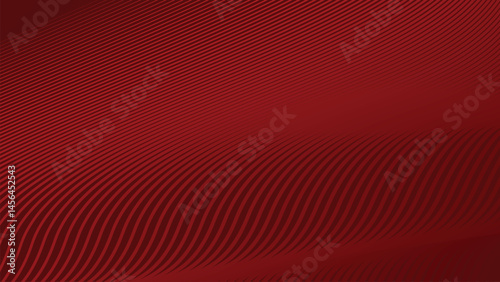 Red stripes wavy line abstract background for backdrop