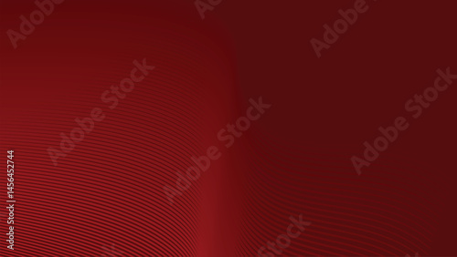 Red stripes wavy line abstract background for backdrop