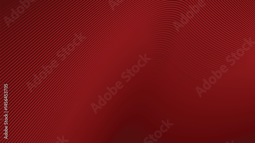Red stripes wavy line abstract background for backdrop