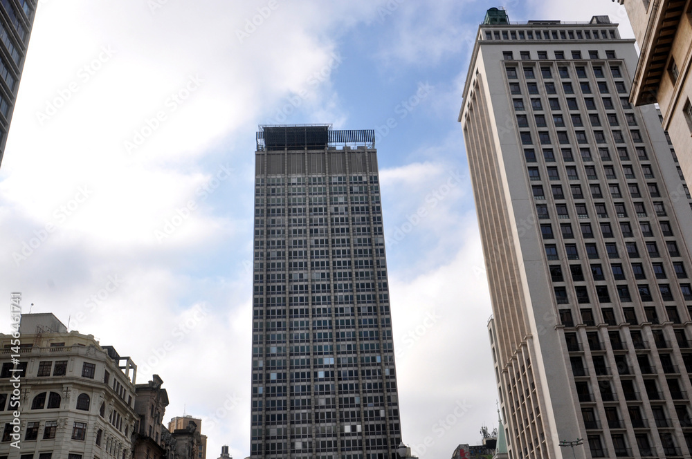 Naklejka premium Patriarca - city center são paulo buildings 