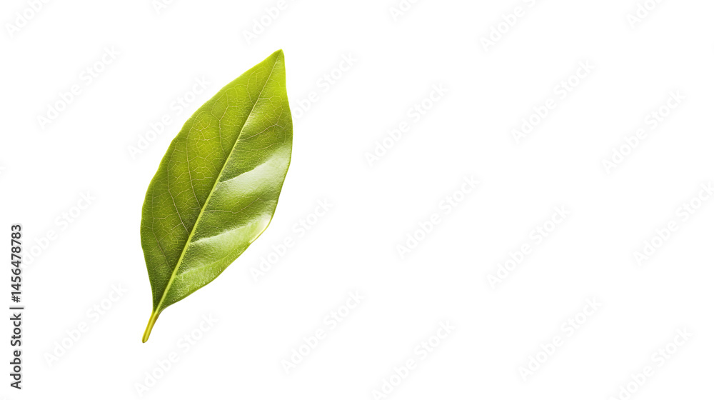 Fresh Bay Leaf Isolated on White Background - Culinary Herb Ingredient Fresh Bay Leaf Isolated on White Background - Culinary Herb Ingredient