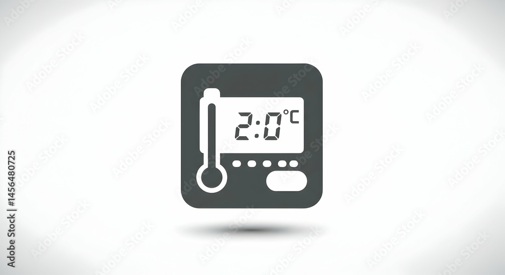 Viewing Digital Thermometer Reading Two Degrees Celsius Viewing Digital Thermometer Reading Two Degrees Celsius