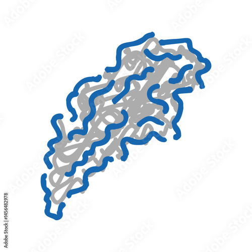 smoke smell icon doodle illustration
