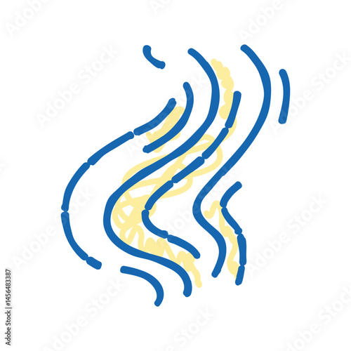 warm smell icon doodle illustration