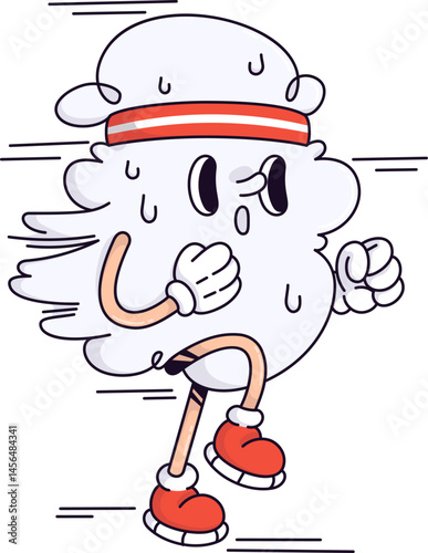 Cloud Groovy Mascot