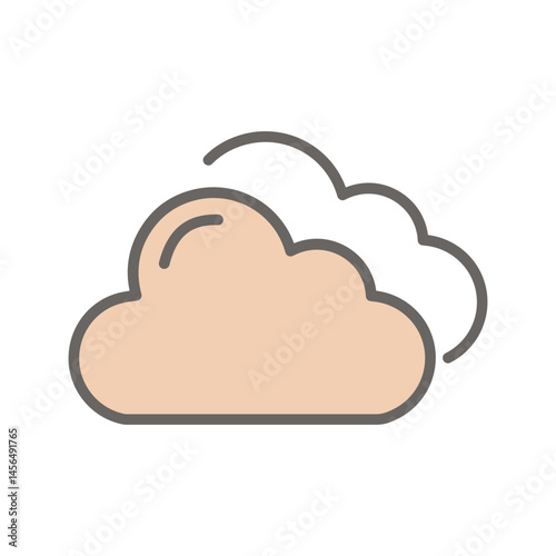 Cloudy Weather Vector Icon