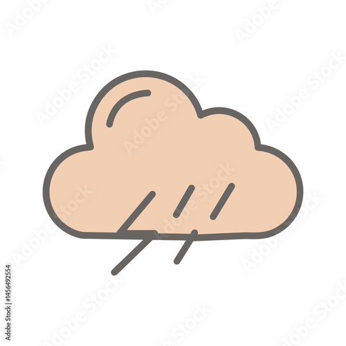 Thunderstorm Vector Icon