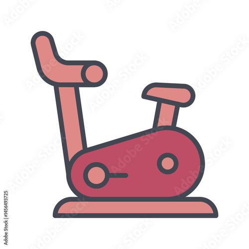 Exercise Bike Vector Icon