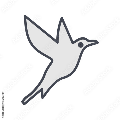 Hummingbird Vector Icon
