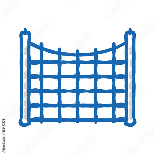 garden fence tool icon doodle illustration