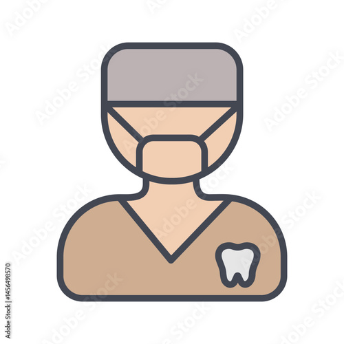 Orthodontist Vector Icon