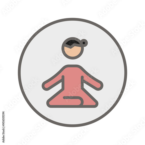 Meditation Vector Icon