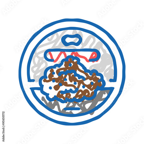 snuff tobacco nicotine icon doodle illustration