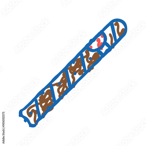 cigar nicotine tobacco icon doodle illustration