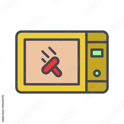 Oven Cleaner Vector Icon