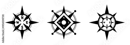 Set Various vintage marine compasses 