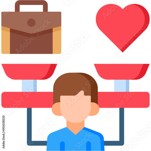 Work-Life Balance Icon