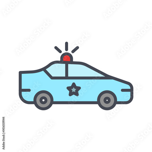Security Patrol Vector Icon