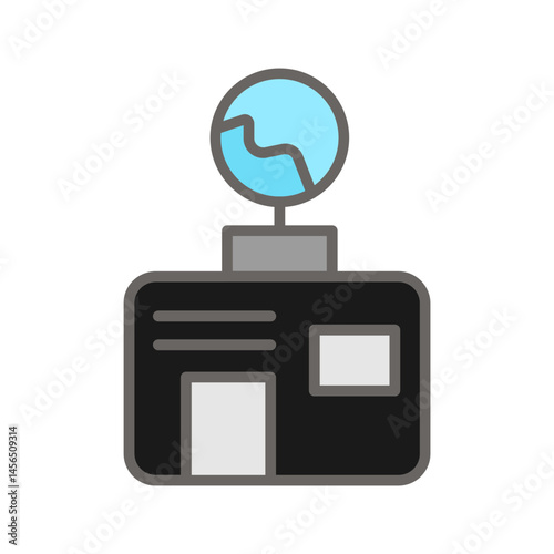 Weather Station Vector Icon