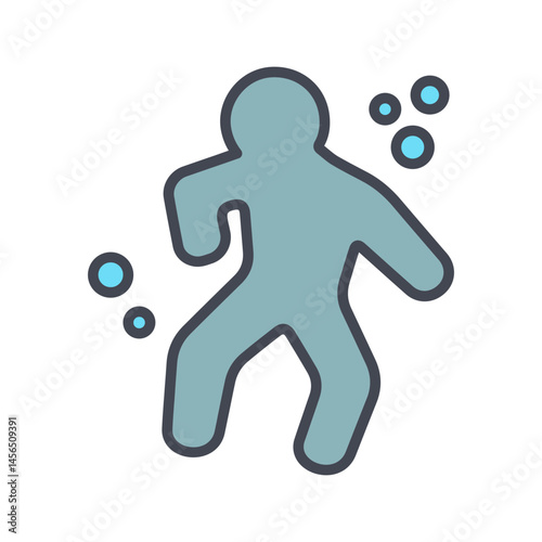 Crime Victim Vector Icon