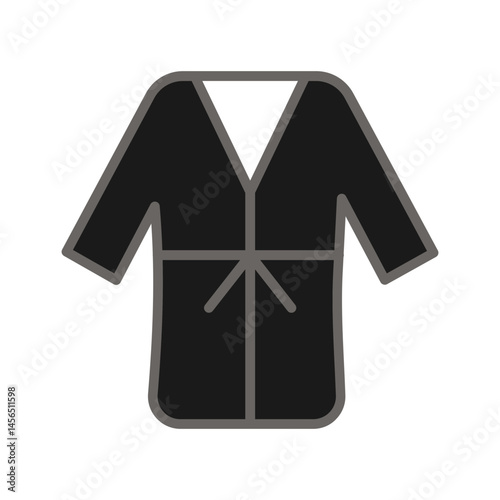Bathrobe Vector Icon