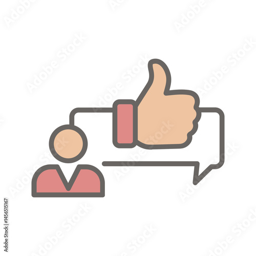 Testimonial Carousel Vector Icon