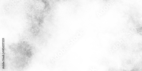 soft and cloudy Smoke on white background, Black powder explosion surrounding the whole background, black cloud textured with polished marble surface, White background paper with white marble texture.