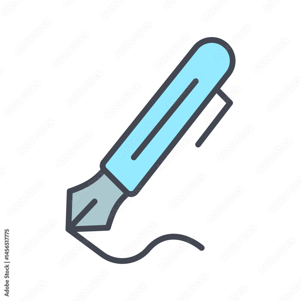 Teacher Pen Vector Icon Teacher Pen Vector Icon