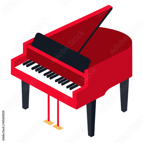 piano keys vector illustration