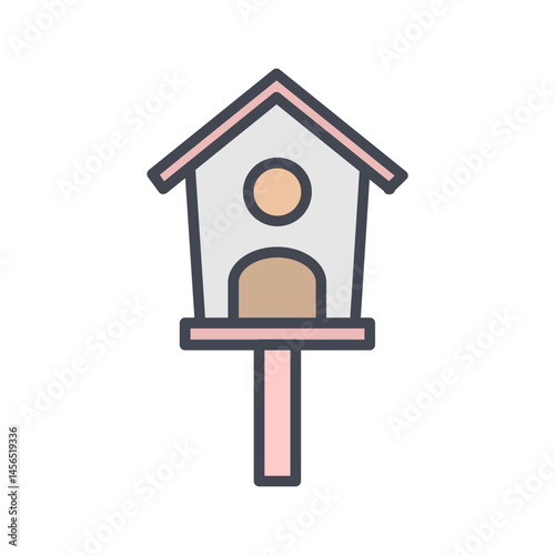 Birdhouse Vector Icon