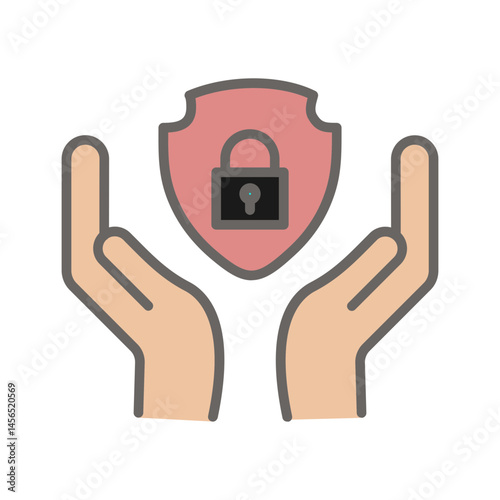 Cybersecurity Solutions Vector Icon