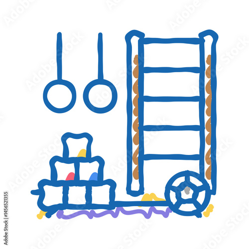 playroom child fun icon doodle illustration