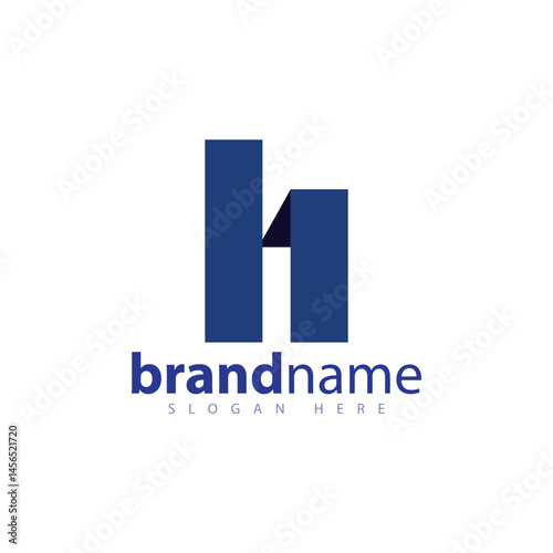 letter logo building logo vector template